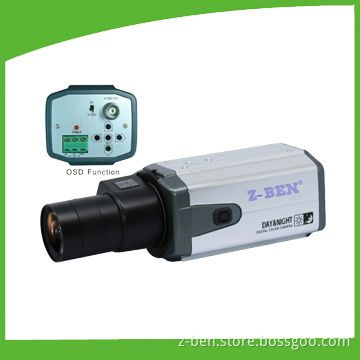 12V DC CCTV Box Camera with Sony/Sharp CCD Image Sensor and 420 to 700TVL Resolution